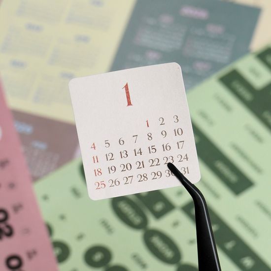 2026년 달력 스티커 세트 월력 일력 스티커팩