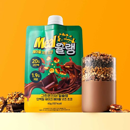[그린몬스터] 밀슐랭 단백질 쉐이크 40g X 5개