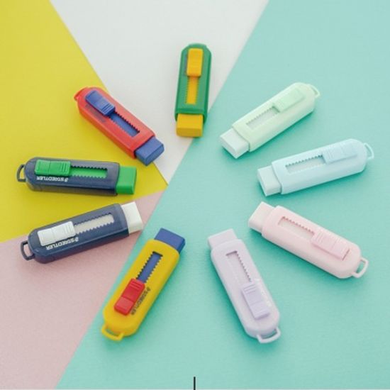 스테들러 슬라이딩 컬러지우개(색상랜덤발송)