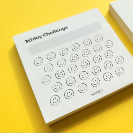 30일 챌린지 스마일 습관 트래커  30 Days Challenge