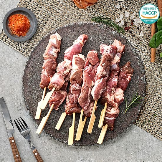 프리미엄 대왕 양꼬치 350g/5꼬치(양념쯔란포함)