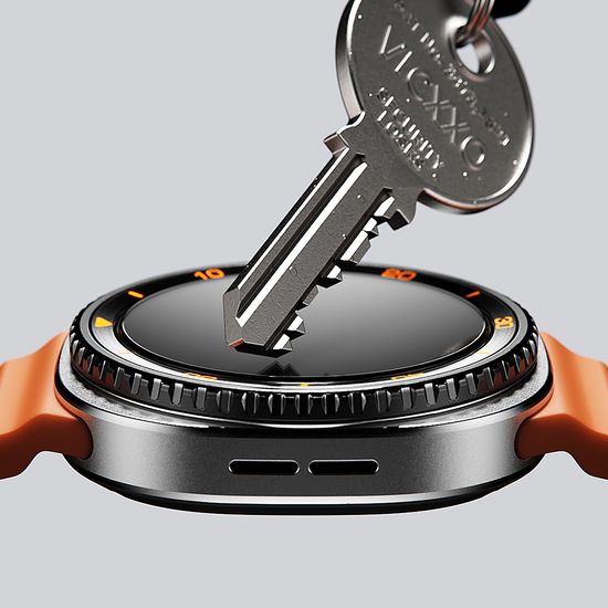 빅쏘 갤럭시워치8 클래식 강화유리 필름 2매