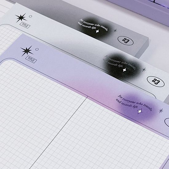 드리밍 하트 B5 메모패드 3type