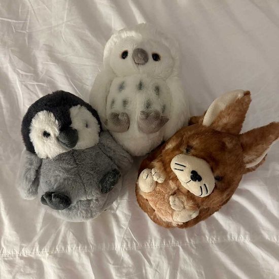 [선레몬] 코로코로 펭귄 부드러운 애착 동물 인형