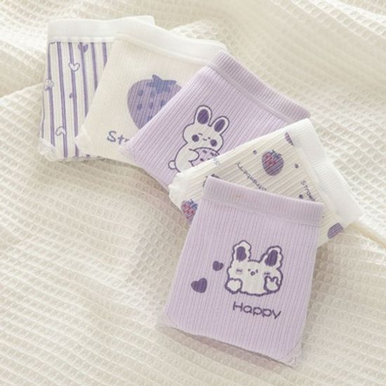 어나더뷰 퍼플래빗 요일팬티 5P 속옷세트 1053