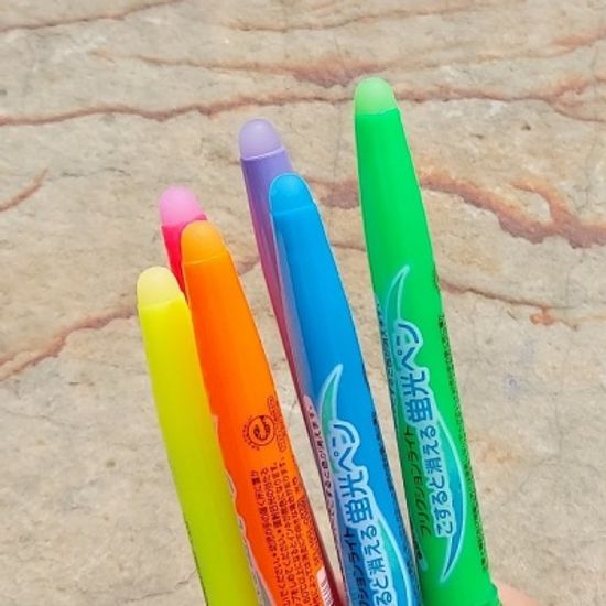 파이롯트 프릭션 지워지는 형광펜-비비드 6색 60SL-6C