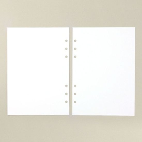 워너디스 A5 6공 기본 리필 속지 내지_무지 블랭크