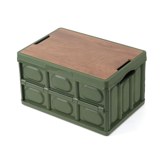 30L 베스트 캠핑 폴딩박스(카키) 리빙박스