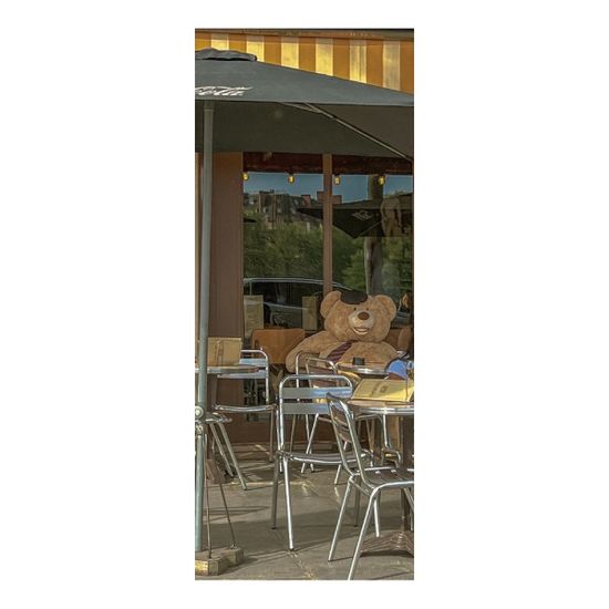 [와이드/세로형] 유럽엽서(양면) 18 숙취 곰돌이