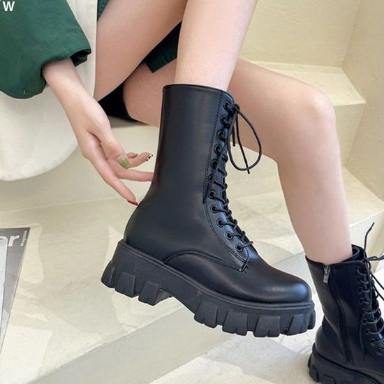 통굽 레이스업 워커 LU65(WFGDDZC)