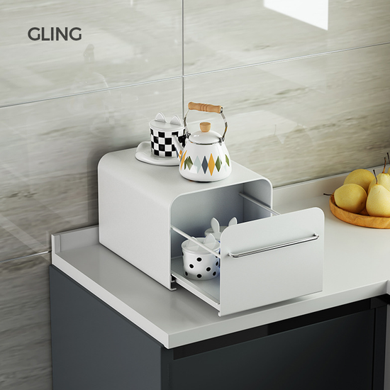 쇠테리어 철제 화이트 서랍장 중형