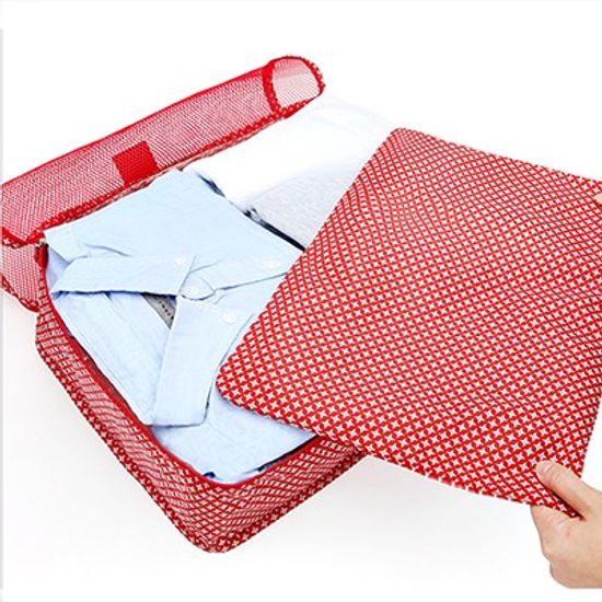 PATTERN CLOTHES POUCH size L 여행용 의류 파우치