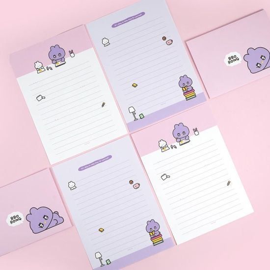 핑크풋 뽀롱이편지지