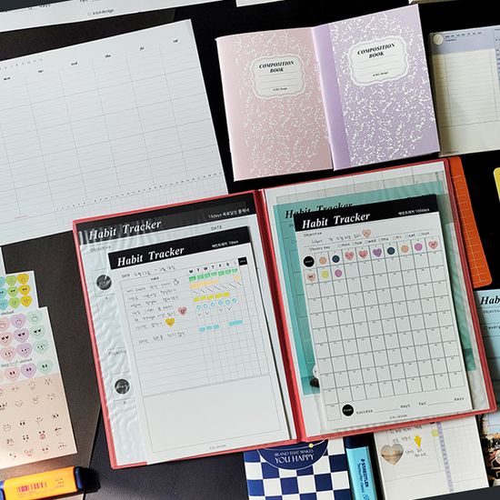 Iciel Habit tracker (A5) 100day 해빗트래커 