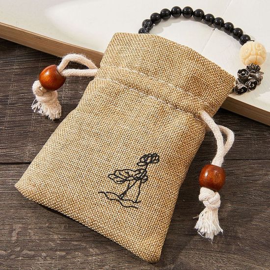 마 주머니 복주머니 파우치 12X15cm(WBEEC3C)