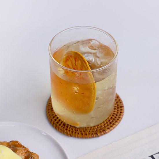 르겐 두꺼운 내열유리컵 홈카페 커피잔 480ml 1p