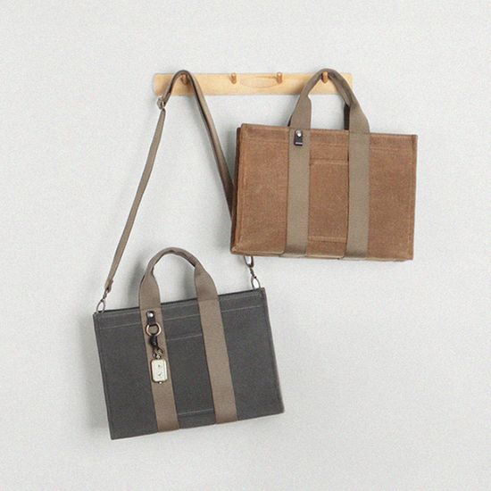 [혜슬X모노노X교보문고] SQUARE BOOK BAG