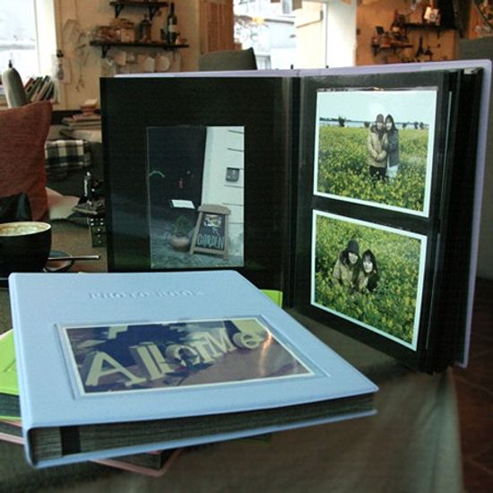 Color photo book-black(L)_접착식