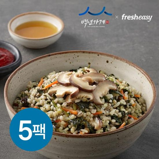 [5팩 구성] 운채 향긋한모듬나물밥 (564g)