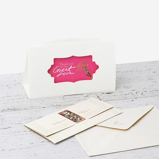 카네이션 액자카드