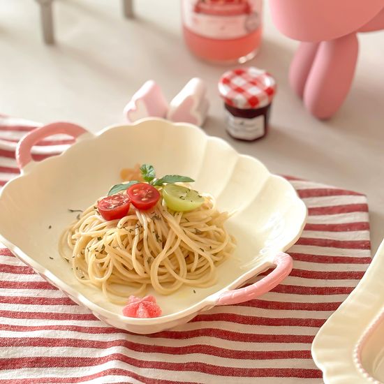 쁘띠 프릴 플레이트 감성 홈카페 접시 3종