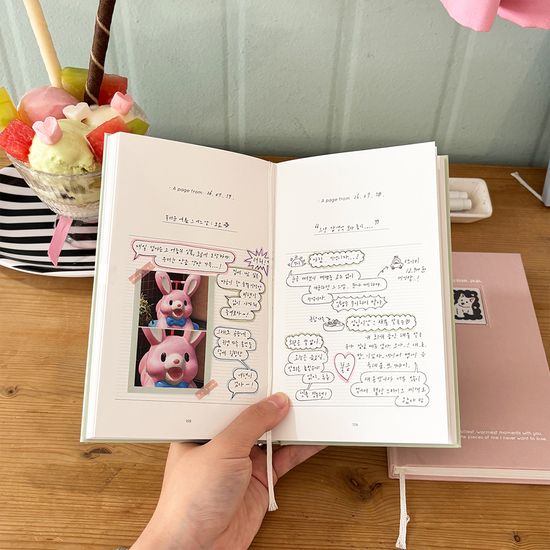 허니버니 라벨 일기장