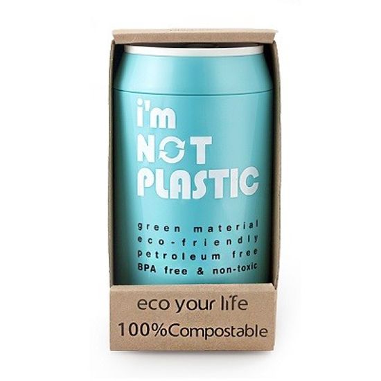 식물성 원료 옥수수로 만든 텀블러 에코캔 ECO-CAN 420ml
