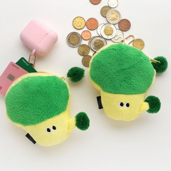 핑크풋 브로콜리 동전지갑