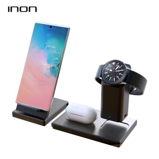 아이논 3in1 고속 무선충전기 갤럭시워치3 IN-WC510TS