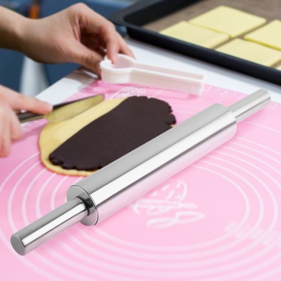 아인쿡 스텐 반죽밀대/홈베이킹 밀가루 만두피밀대