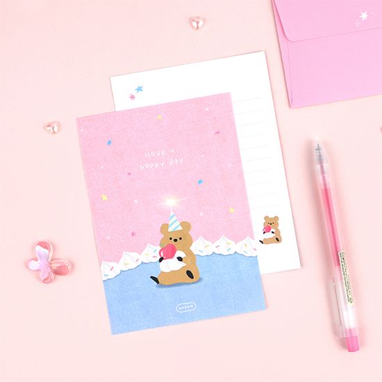 [대시앤도트] 보솜 미니 레터 세트