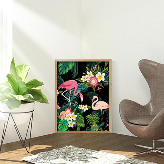 DIY 명화 그림그리기 세트 40x50 트로피컬 플라밍고