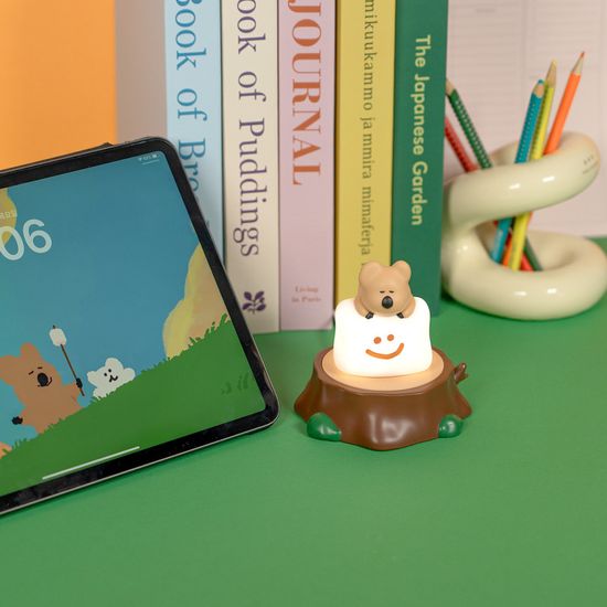 다이노탱 쿼카 휴대폰 무선충전기 무드등