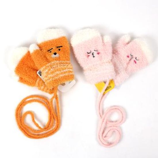 카카오프렌즈 눈코입 엄지뉴 손모아 니트장갑