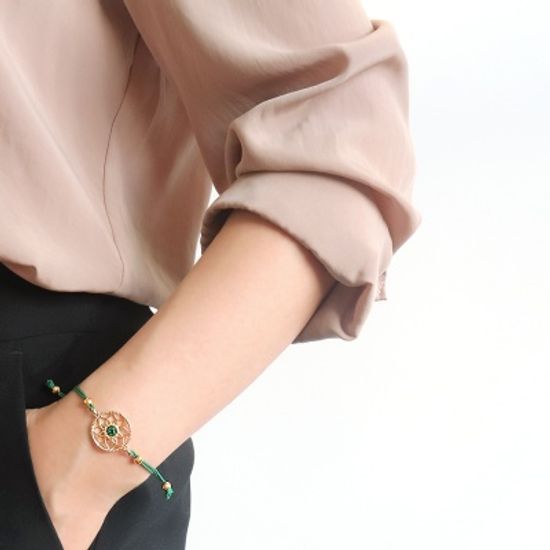 [선물포장] 탄생석 드림캐쳐 프랜드쉽 팔찌(12종 택1)