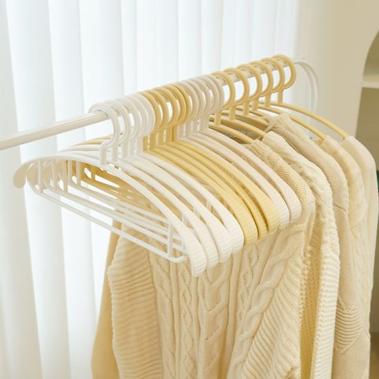 프리미엄 와이드 어깨뿔방지 옷걸이 10P니트 정장걸이