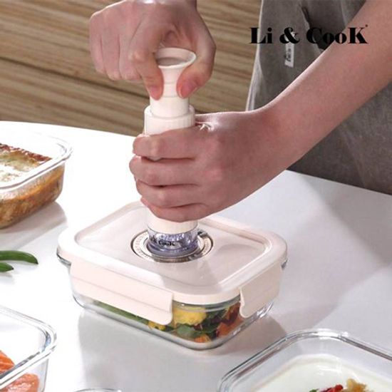 리앤쿡 프레시 오픈 데이팅 진공밀폐용기 5종세트(9p)