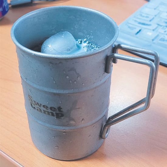 레트로 스텐 머그컵 캠핑컵 맥주컵 (400ml)(WCAED85)