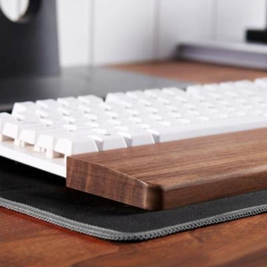 월넛 원목 키보드 손목 보호대 받침대 (중)