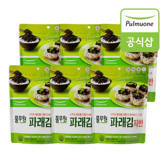 풀무원 파래김자반 65g x 6봉