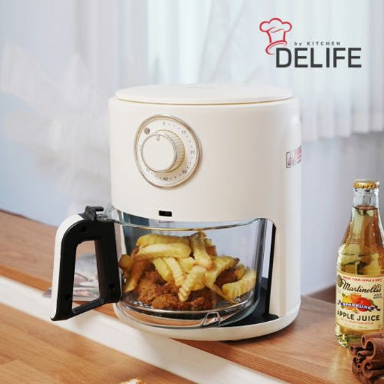 디라이프 글라스 뷰 에어프라이어 DLA-F100C