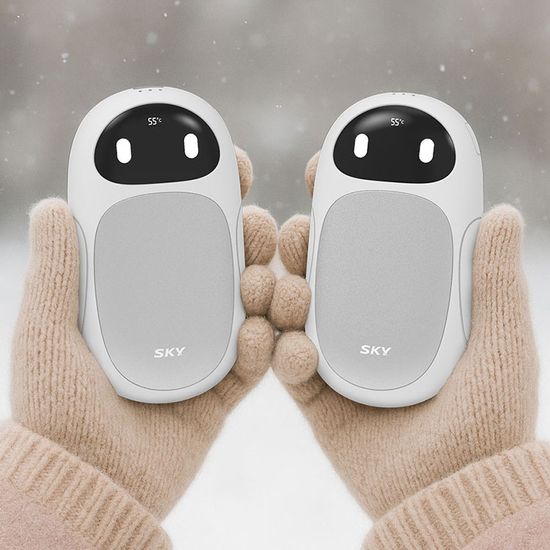 스카이 로보 2in1 충전식 손난로 전자 핫팩 C타입 HWR