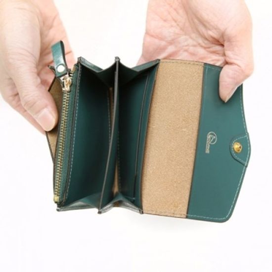 Ane MINI WALLET_BLUE-GREEN