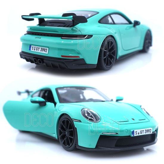 1:24 브라고 포르쉐 911 GT3 민트 미니카