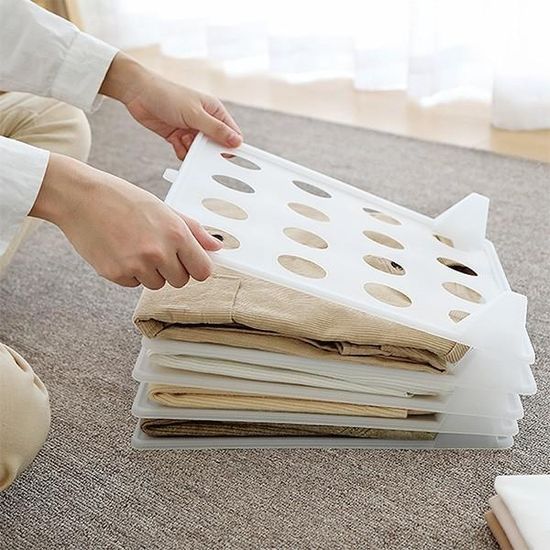 옷장 공간창출 셔츠 맨투맨 의류정리 타워 트레이 5P