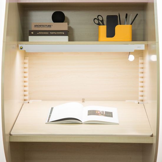 집중력골드 1인 독서실책상 기본형 812 화이트오크