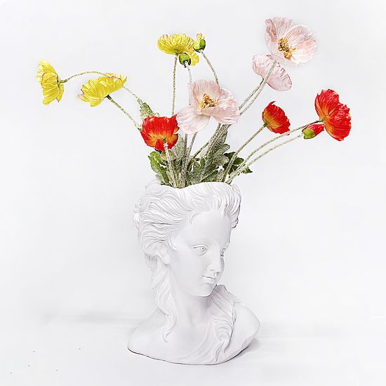 그리스 여인 오브제 인테리어 석고상 화병 화분