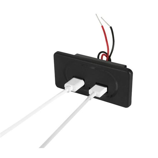 카라반 캠핑카 매립형 듀얼 USB 충전 포트 4.2A DIY