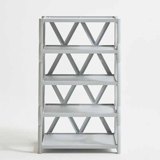 쥬리 플라스틱 선반 4단 슬림형 시스템 팬트리