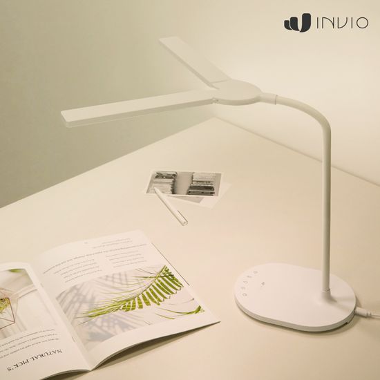 인비오 듀얼 LED스탠드 학생 공부 독서 책상 학습용